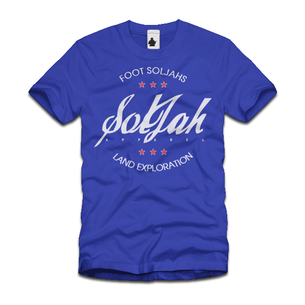 Land Exploration Tee - Military Blue Tee