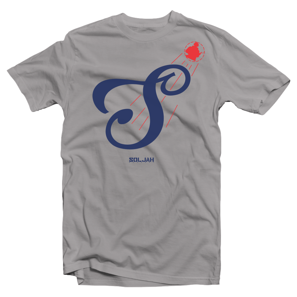 SolJah Script "S" Silver Bullet - Tee