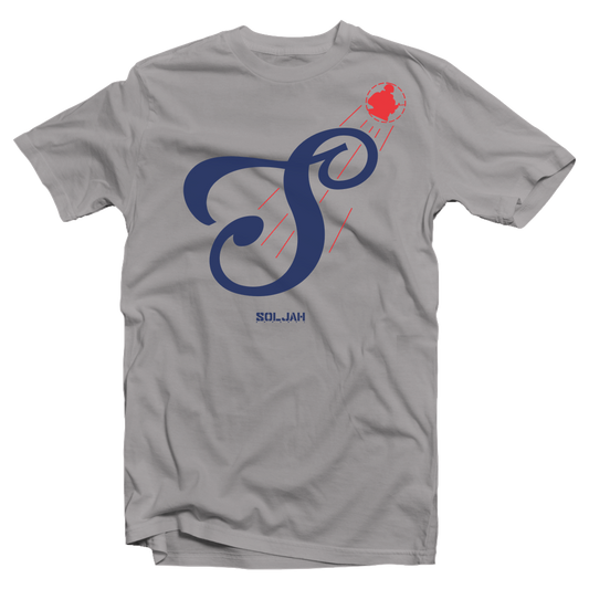 SolJah Script "S" Silver Bullet - Tee