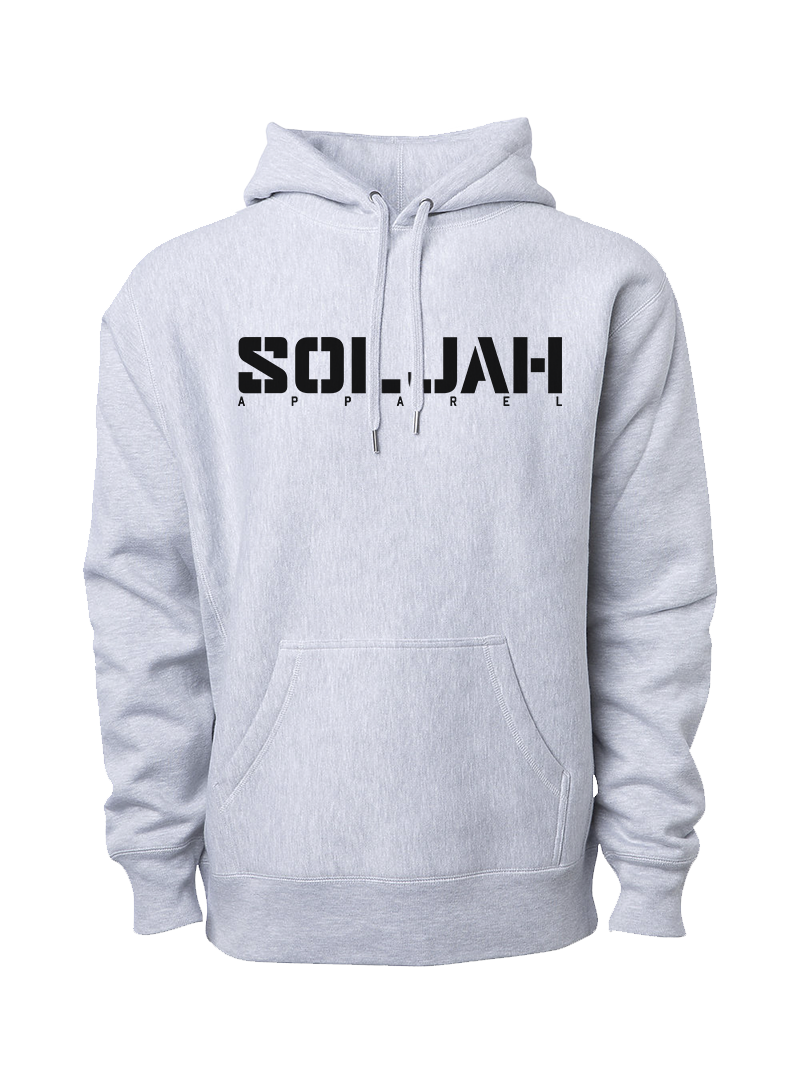 SolJah Logo Hoodie - Heather Grey