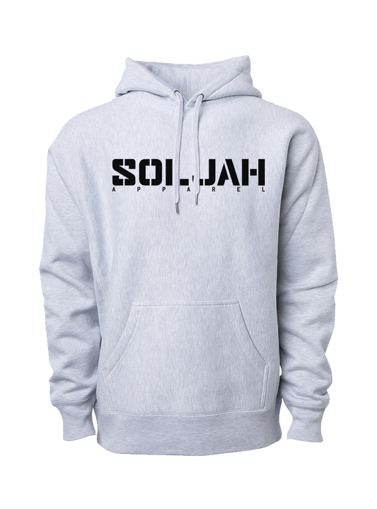 SolJah Logo Hoodie - Heather Grey