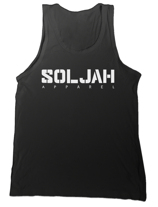 SolJah Logo Tank Top - Stealth Black