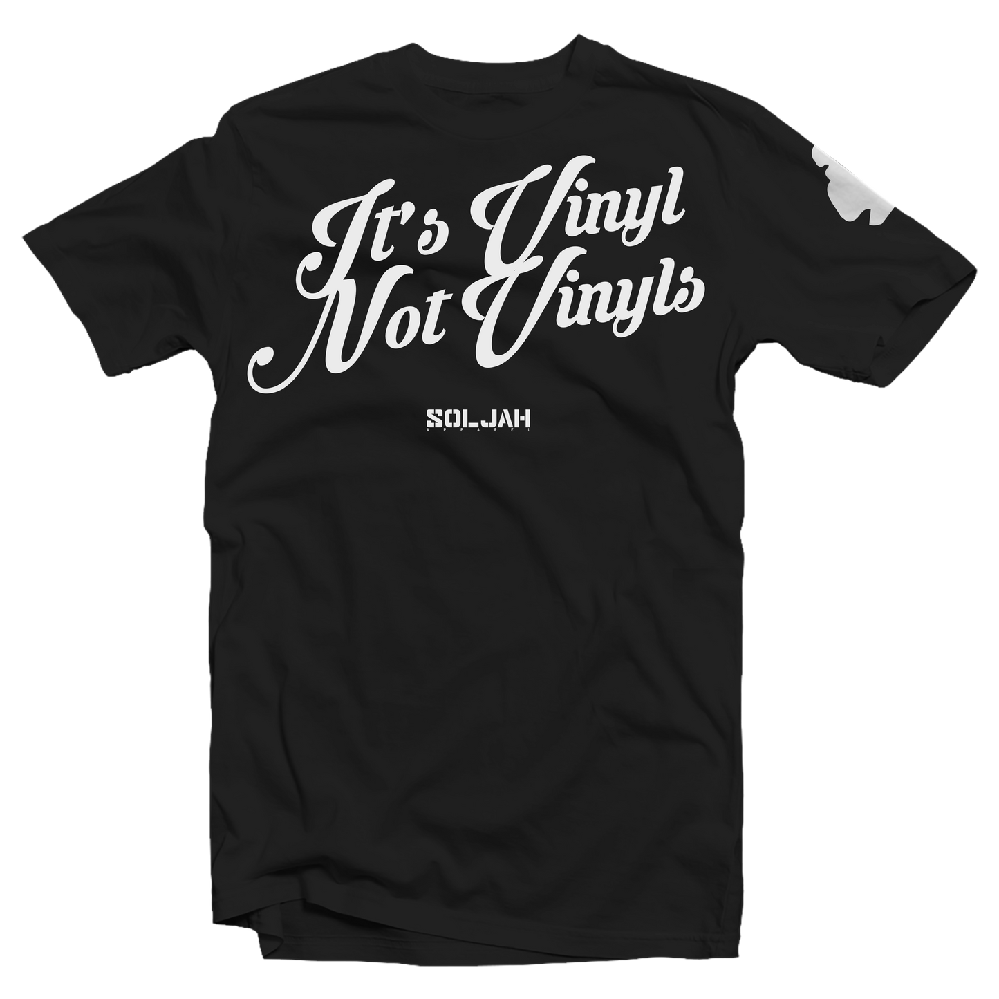 It's Vinyl Not Vinyls - Black Stealth Tee